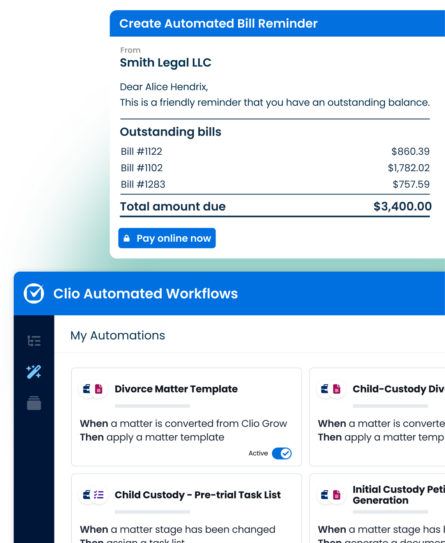 Clio workflows