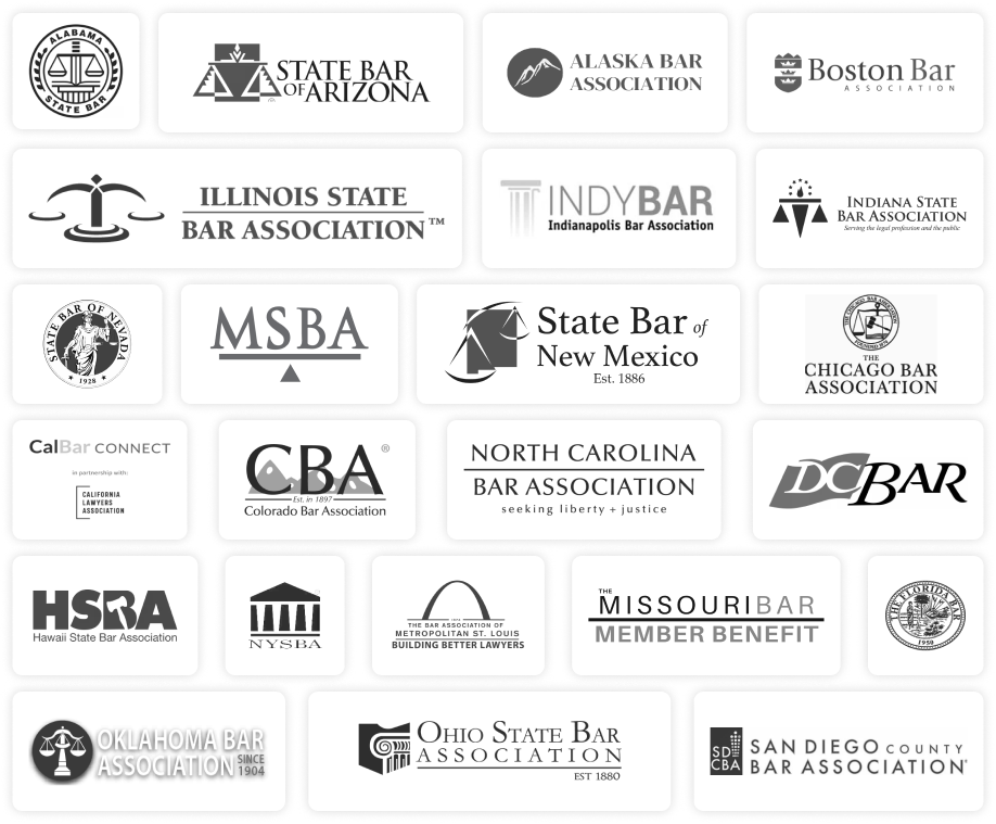 State bar logos.