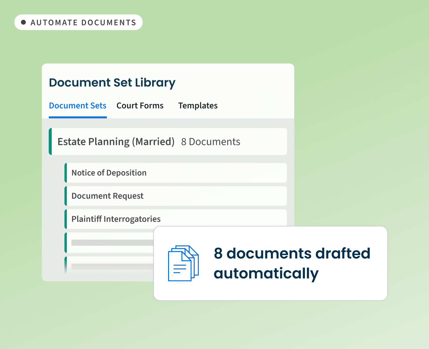 Clio Draft NA Draft Automate routine legal document drafting