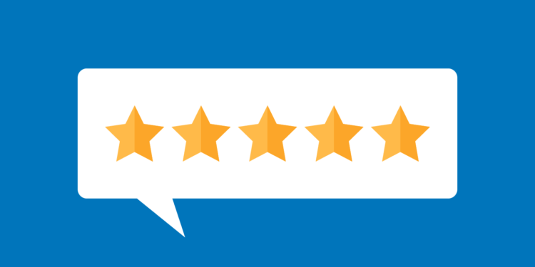 Image of a 5-star review