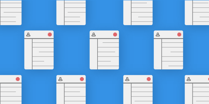 Illustration of medical records.