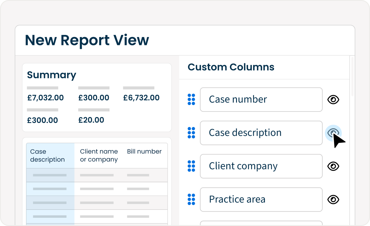 New report view